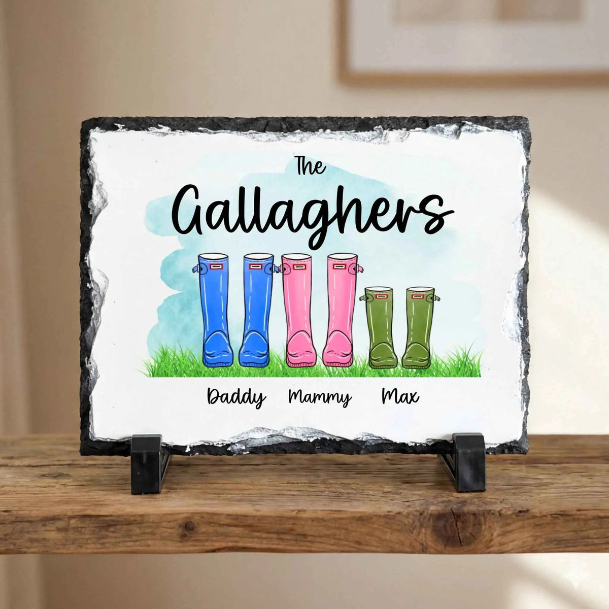Family Of Wellies - Slate