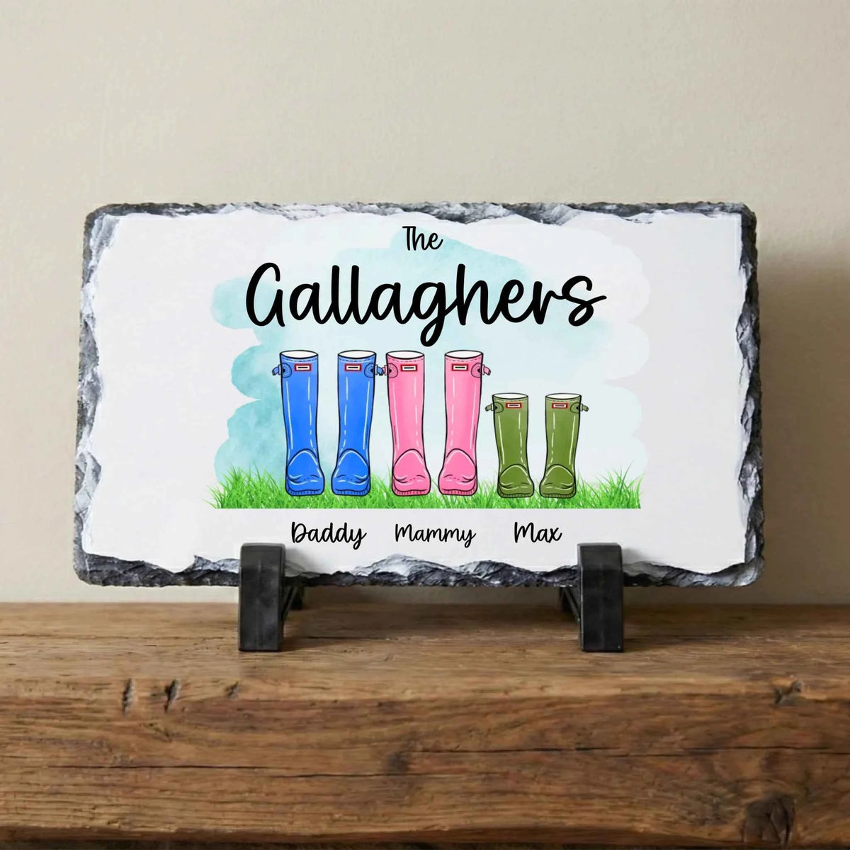 Family Of Wellies - Slate