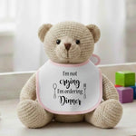 I'm not crying I'm ordering Dinner - Baby Bib