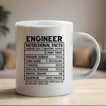 Engineer Nutritional Facts - Mug