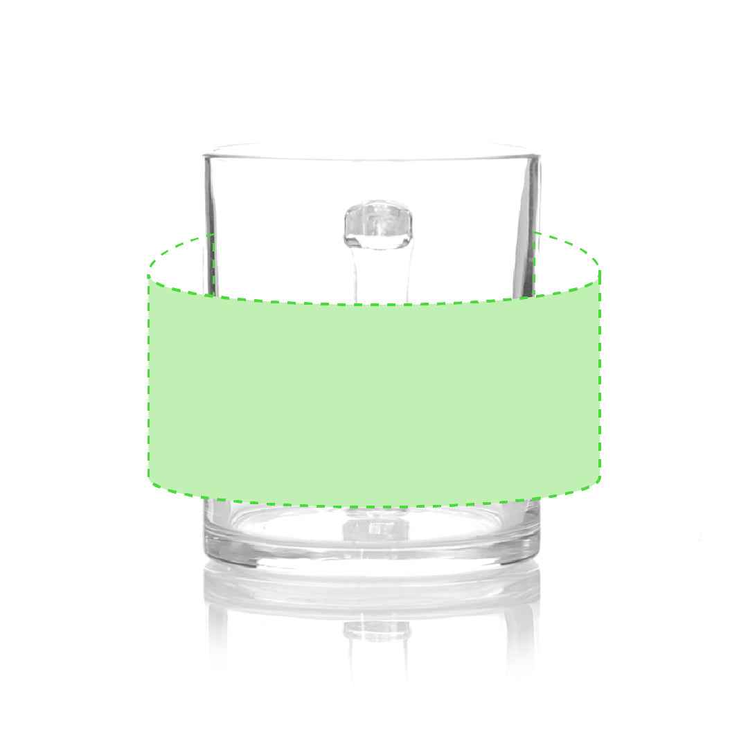 Brant Glass Mug - Promotional 350ml Glass Mug for Irish Businesses
