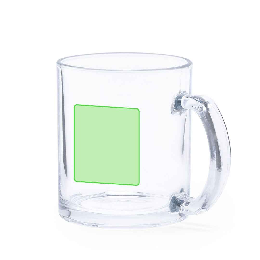 Brant Glass Mug - Promotional 350ml Glass Mug for Irish Businesses