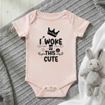 I woke up this cute - Baby Bodysuit