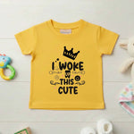 I woke up this cute - Baby T-shirt