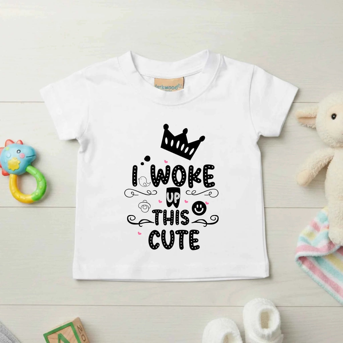 I woke up this cute - Baby T-shirt