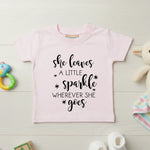 She Leaves A Little Sparkle - Baby T-shirt - Fou Tees