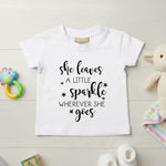 She Leaves A Little Sparkle - Baby T-shirt - Fou Tees