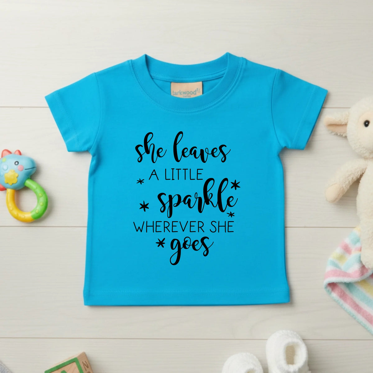 She Leaves A Little Sparkle - Baby T-shirt - Fou Tees