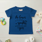 She Leaves A Little Sparkle - Baby T-shirt - Fou Tees