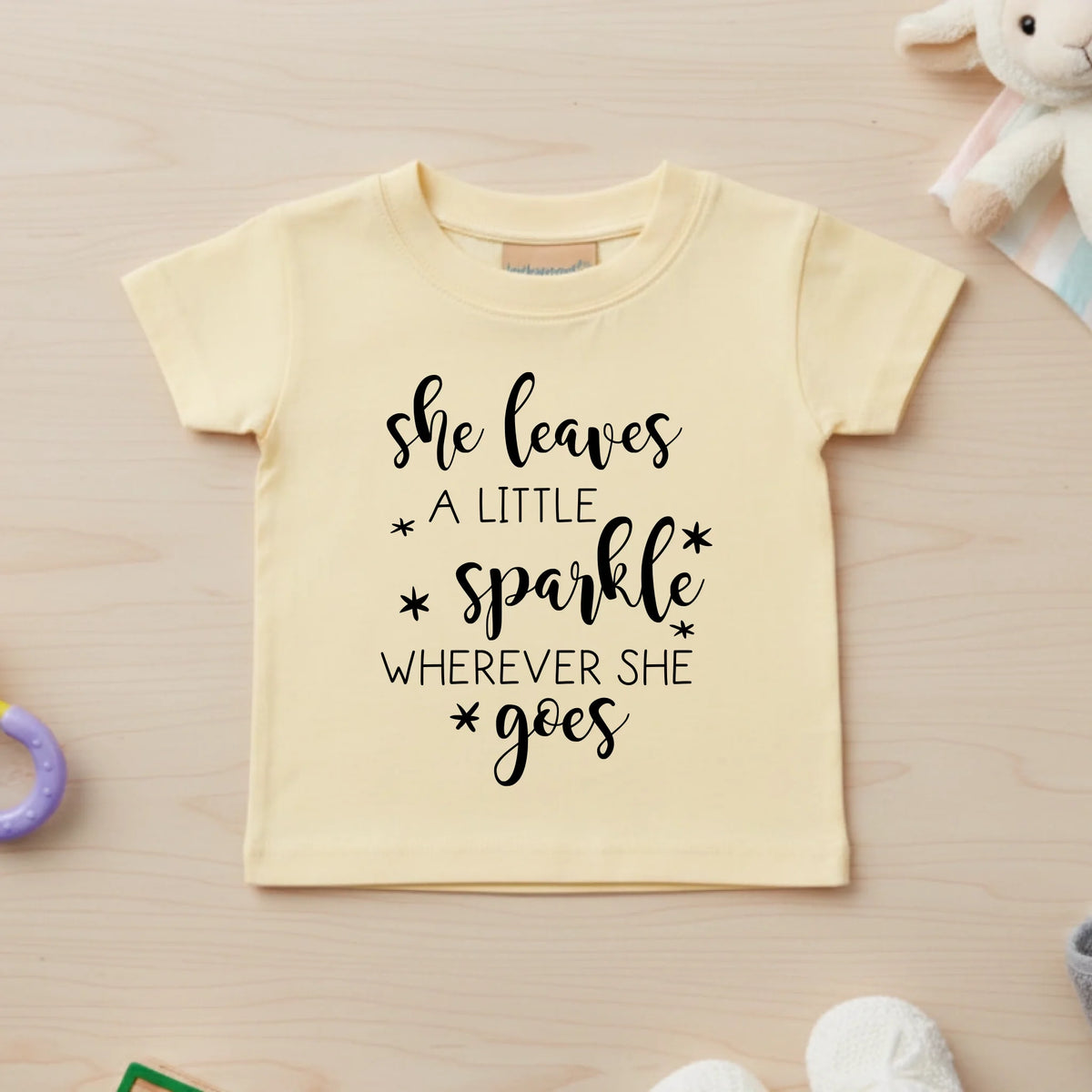 She Leaves A Little Sparkle - Baby T-shirt - Fou Tees