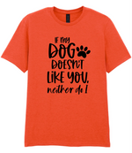 If my dog doesn't like you neither do I - T-shirt - Fou Tees