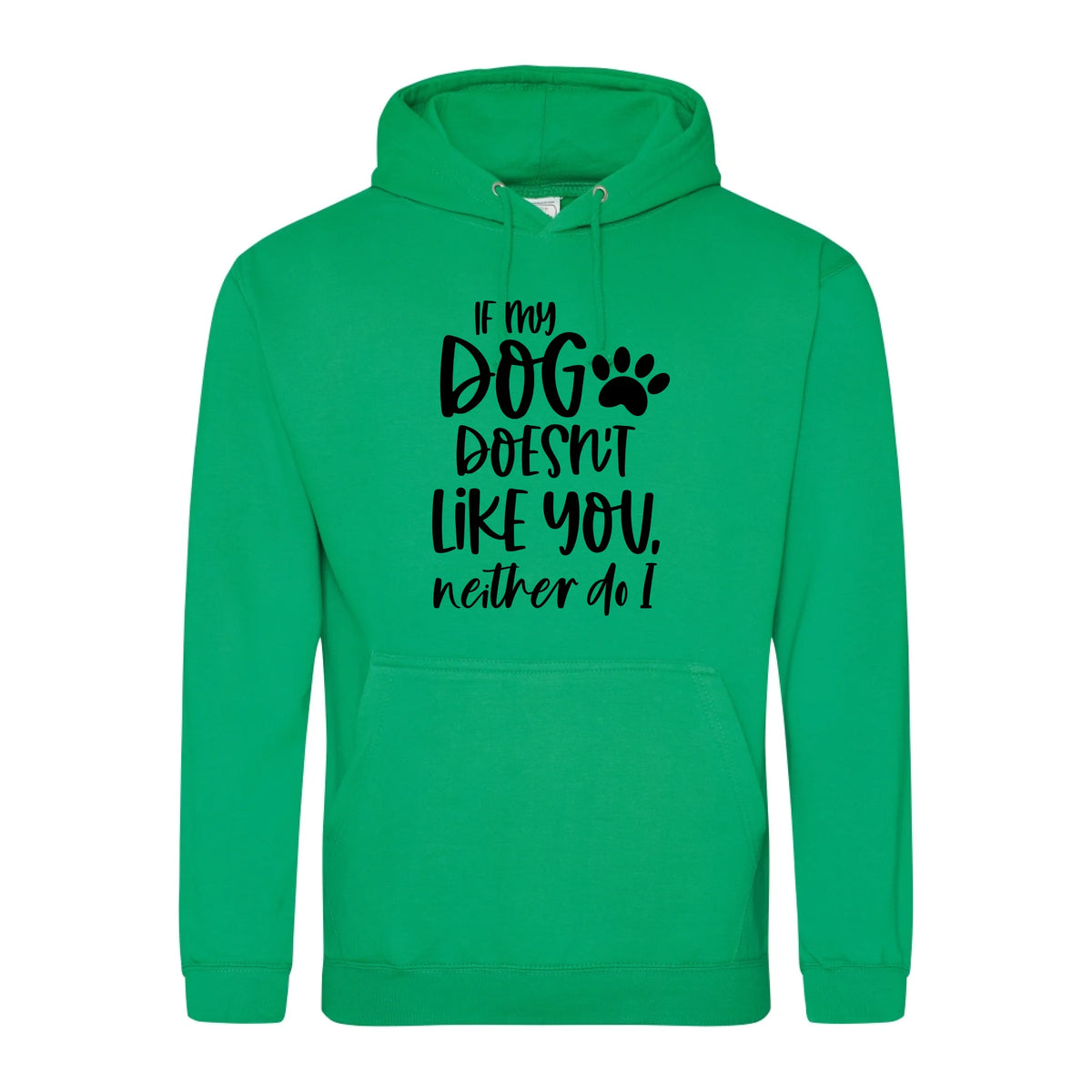 If my dog doesn't like you neither do I - Hoodie - Fou Tees
