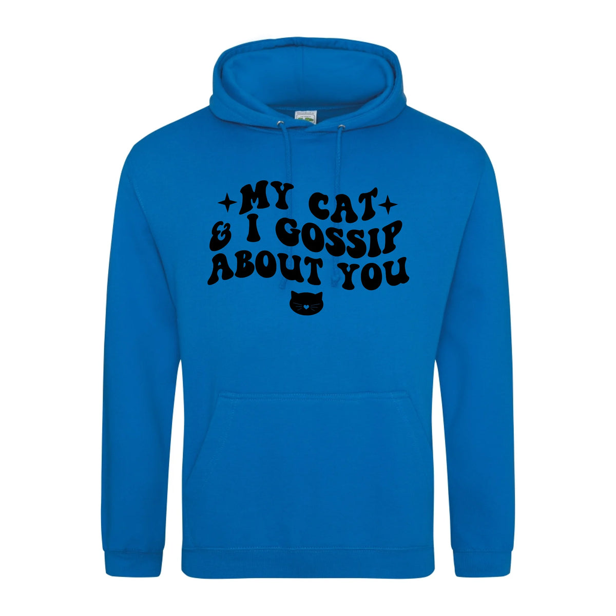 My Cat And I Gossip About You - Hoodie - Fou Tees