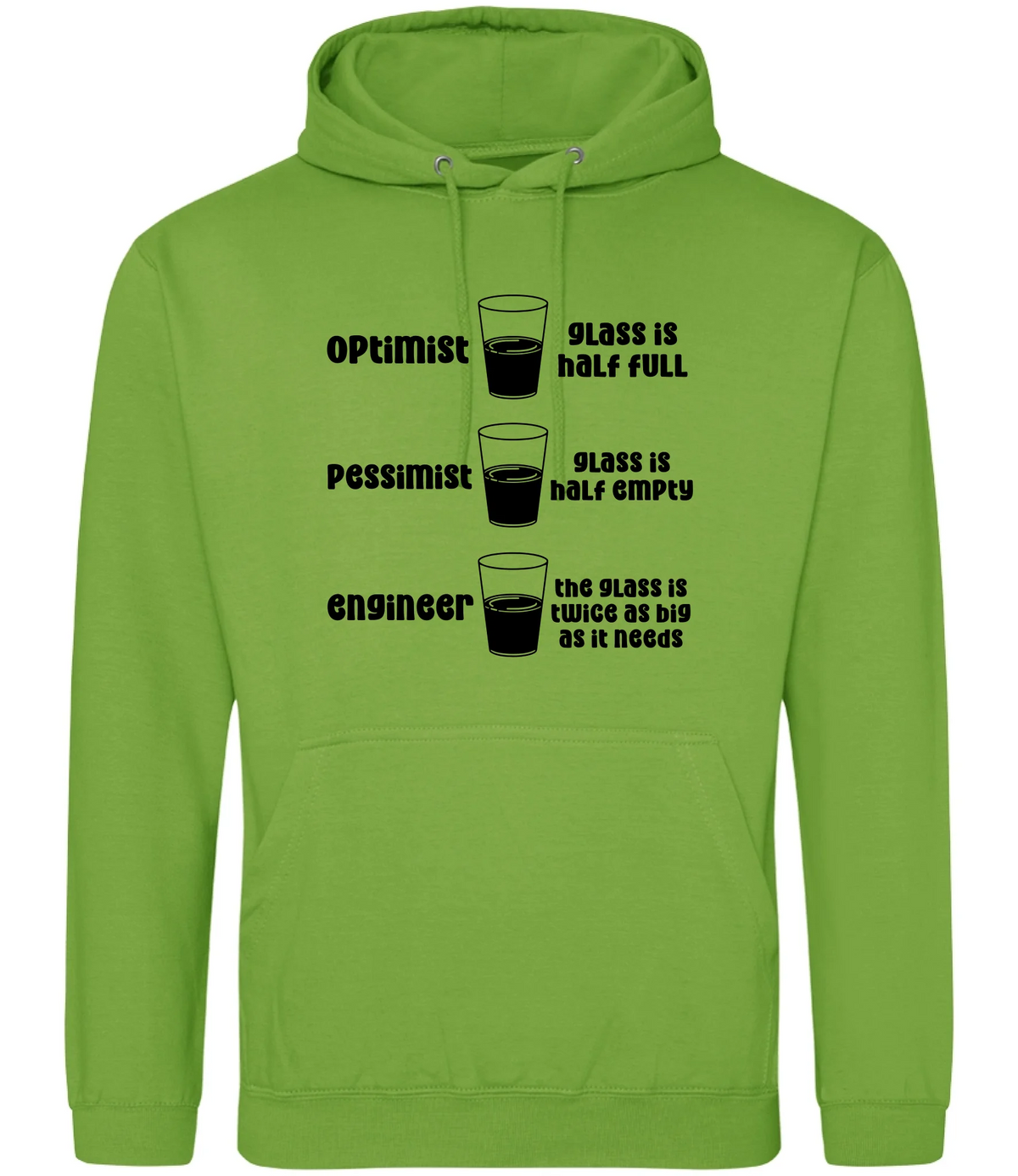 Optimist Pessimist Engineer - Hoodie