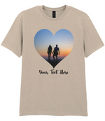 Custom Heart Image T-shirt