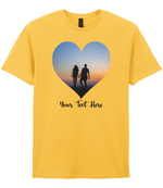 Custom Heart Image T-shirt