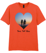 Custom Heart Image T-shirt