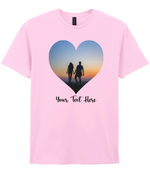 Custom Heart Image T-shirt