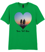 Custom Heart Image T-shirt