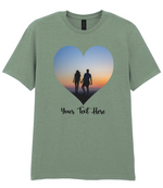 Custom Heart Image T-shirt