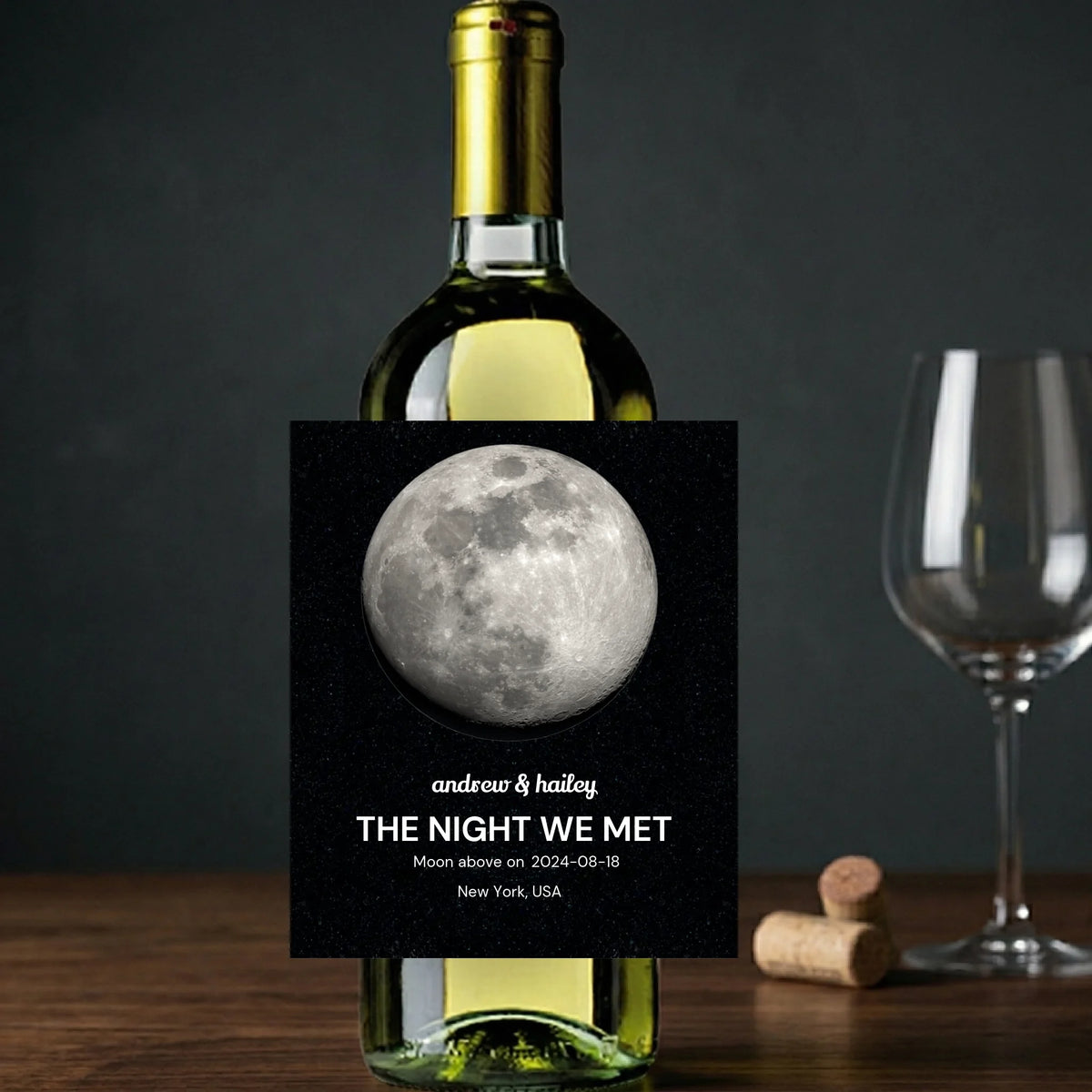 bottle sticker design area