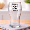 Customised Birthday Pint Glass - Perfect Personalised Gift for Beer Lovers