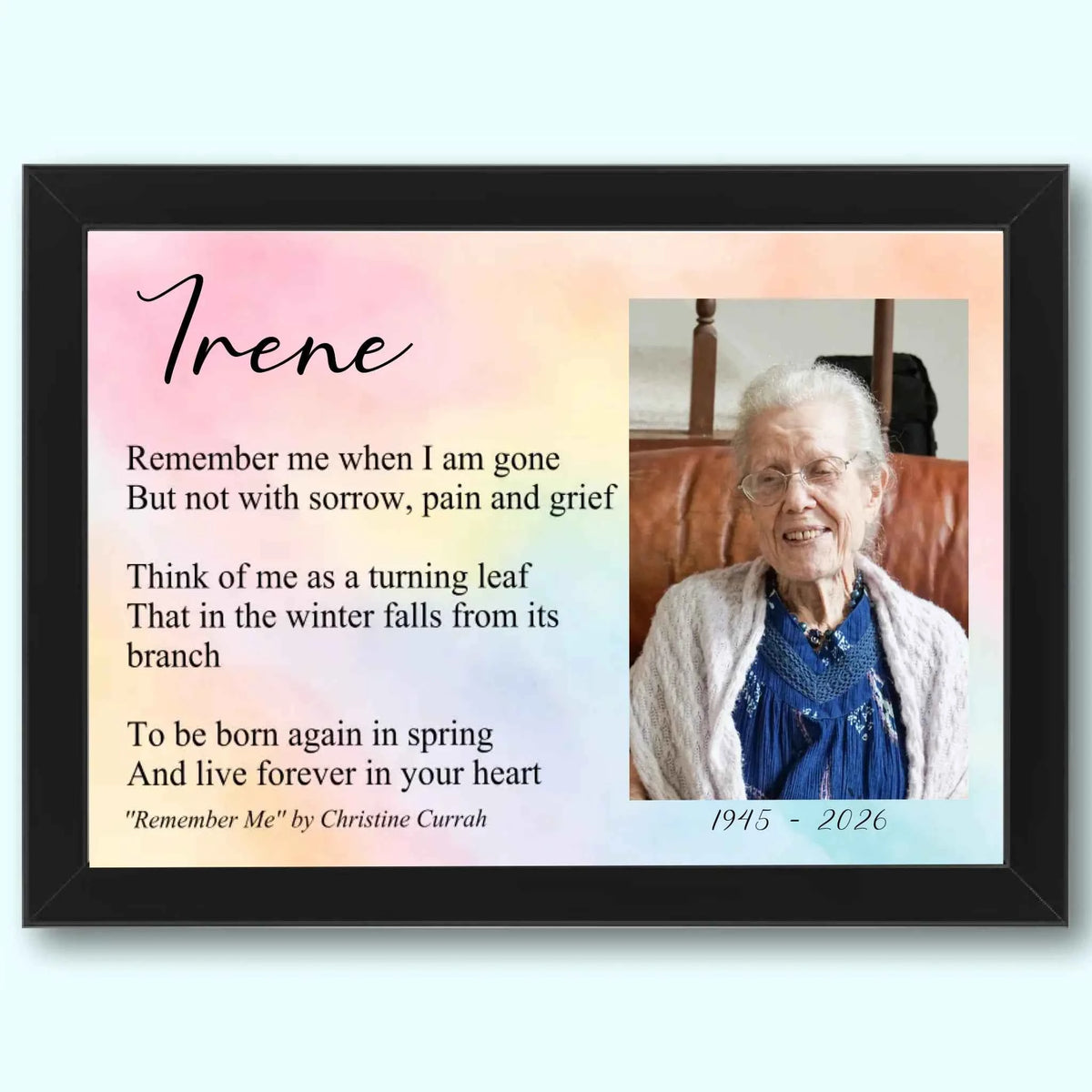 Memorial Frame