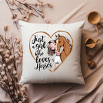 Just A Girl Who Loves Horses - Cushion