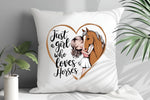 Just A Girl Who Loves Horses - Cushion