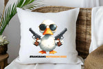 Bang Bang Motherduckers Cushion – Comfortable and Stylish Photo Cushion by Fou Tees Ireland