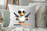 Bang Bang Motherduckers Cushion – Comfortable and Stylish Photo Cushion by Fou Tees Ireland