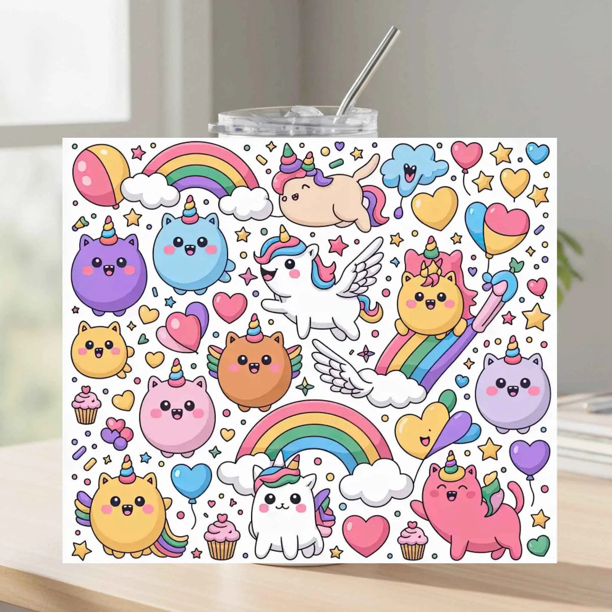 Cute Characters Tumbler - Cute Characters - Tumbler