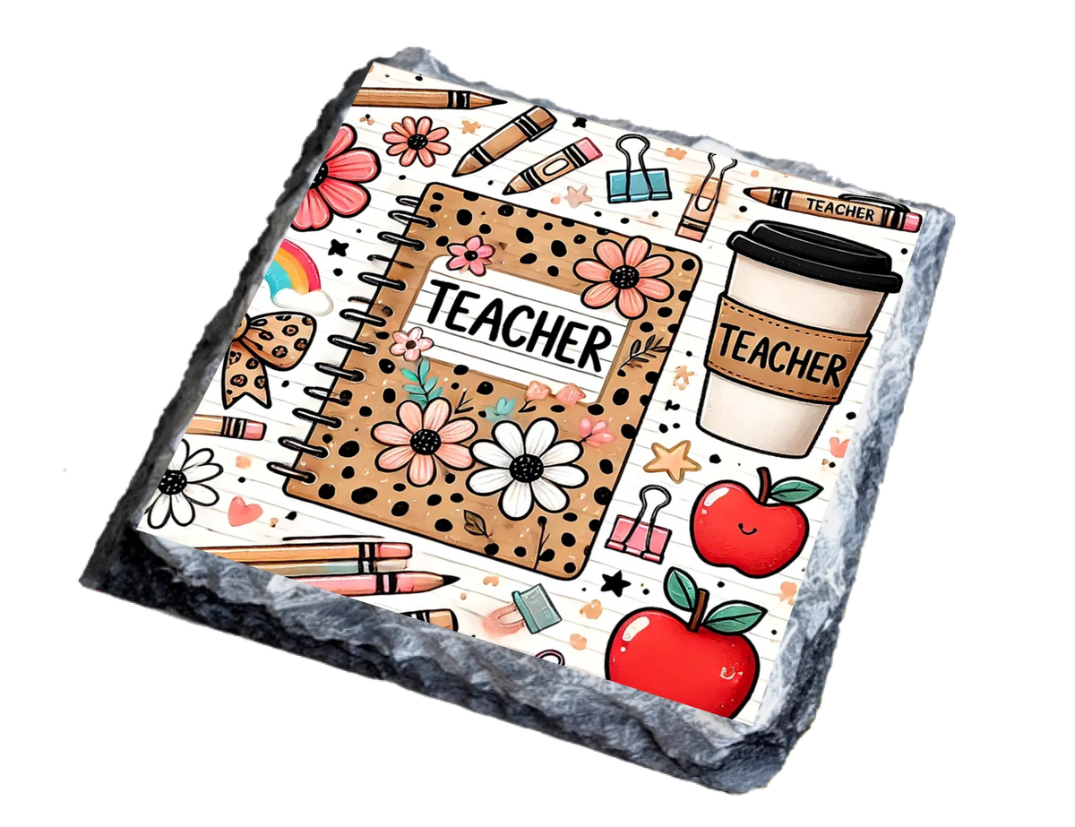 Teacher Slate Coasters