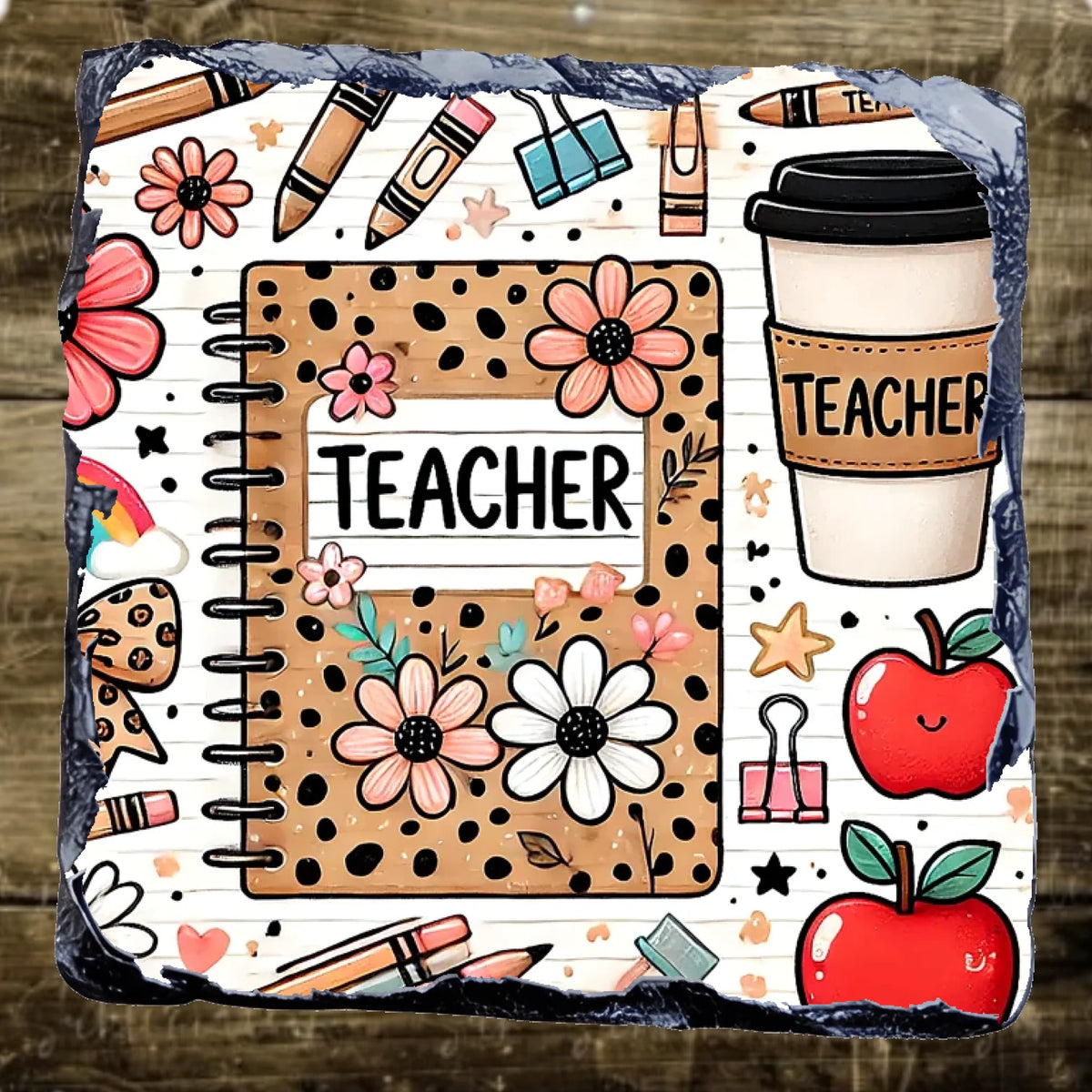 Teacher Slate Coasters