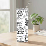 Inspirational Tumbler - Premium Stainless Steel Drinkware | Fou Tees Ireland