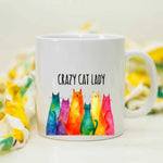 Crazy Cat Lady Mug – Classic 11oz Ceramic Mug from Fou Tees Ireland
