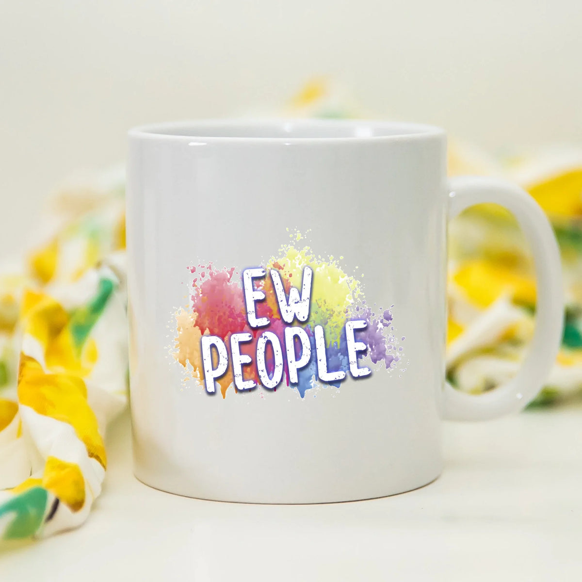 Ew People Mug – Classic 11oz Ceramic Mug by Fou Tees Ireland