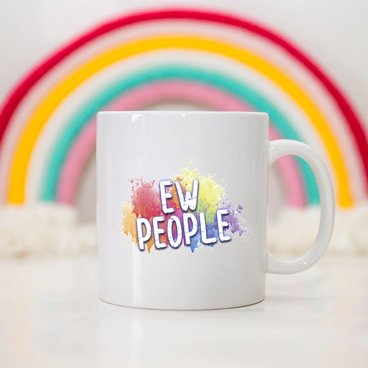 Ew People Mug – Classic 11oz Ceramic Mug by Fou Tees Ireland