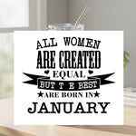 All Women Are Created Equal - Stainless Steel Tumbler | Fou Tees Ireland