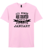 All Women are created equal T-shirt - All Women are created equal - T-shirt
