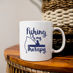 Fishing Is My Therapy Mug - Fishing Is My Therapy - Mug