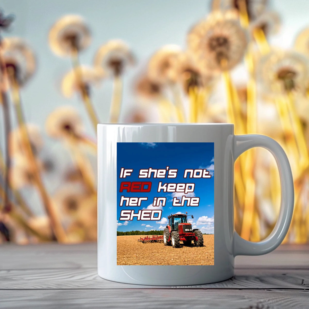 If She's Not Red Keep Her In The Shed - Mug