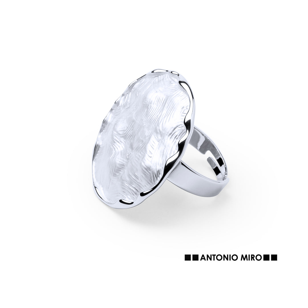 Zook Adjustable Ring – Stylish Metal and Resin Design