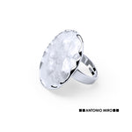 Zook Adjustable Ring – Stylish Metal and Resin Design