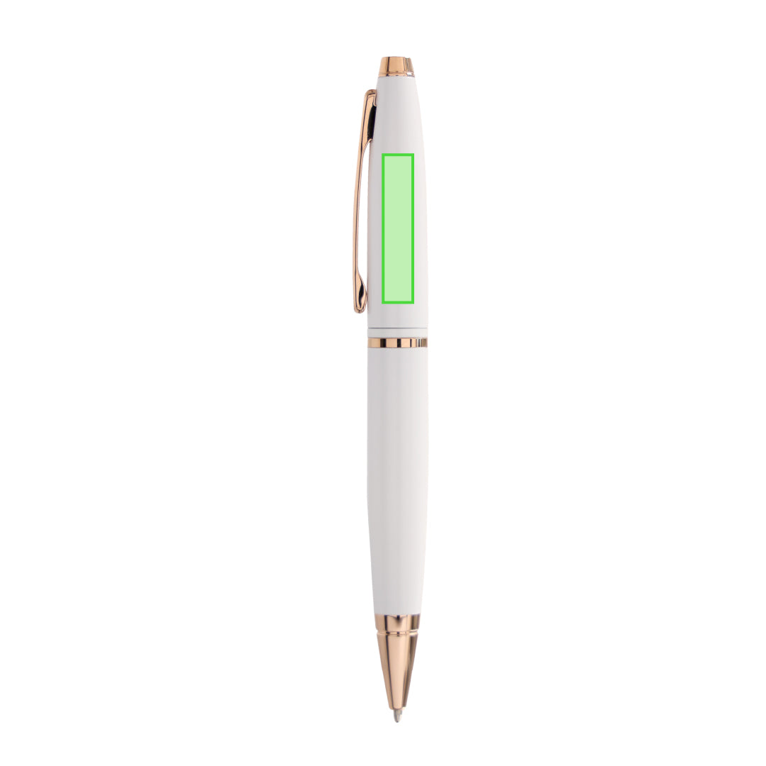 Calais White Pen – Elegant Promotional Writing Instrument