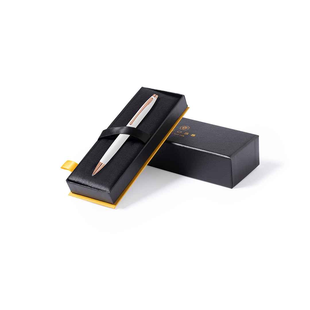 Calais White Pen – Elegant Promotional Writing Instrument
