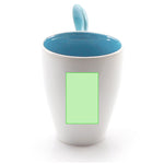 Cotes Ceramic Mug – Vibrant 350ml Mug with Matching Spoon