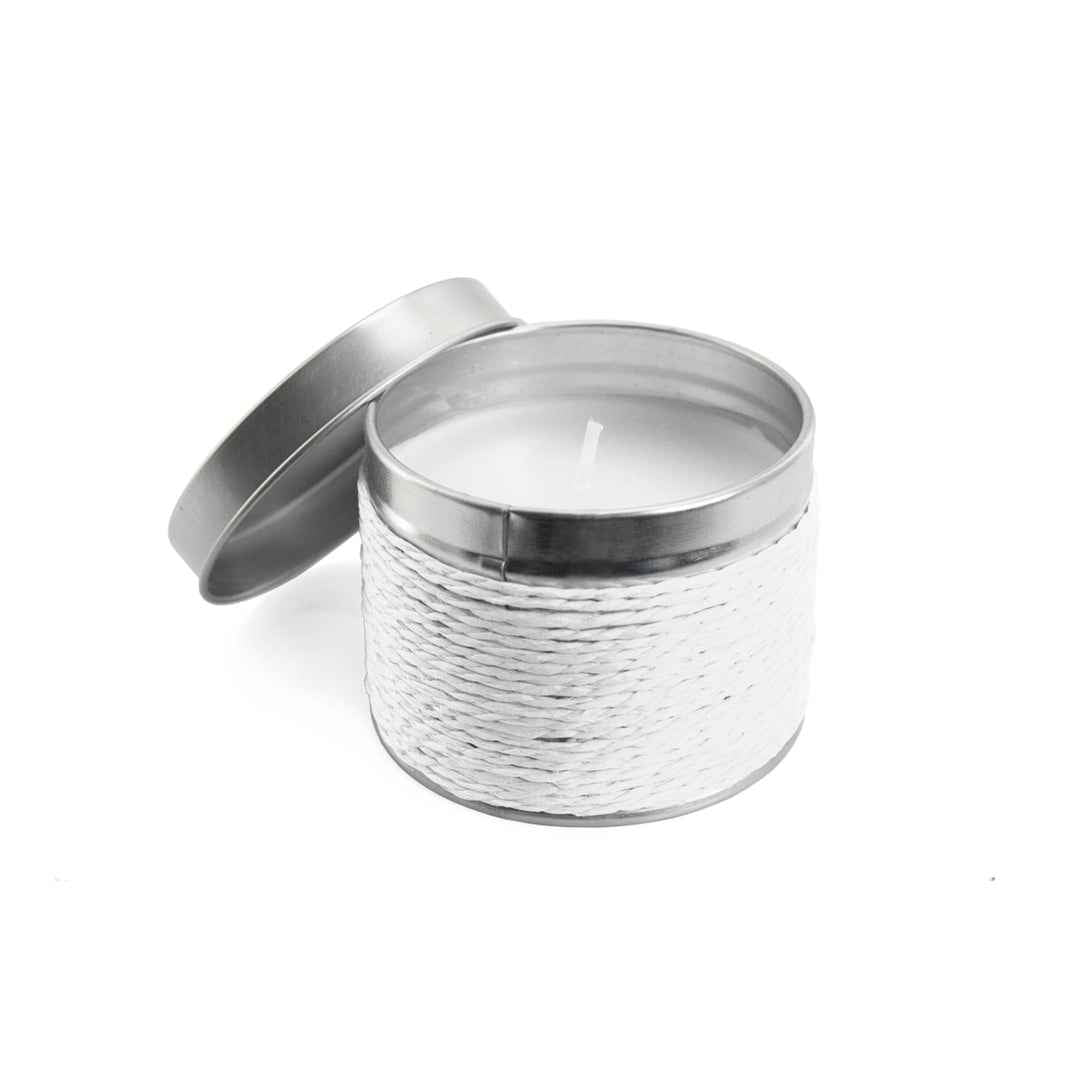 Shiva Aromatic Candle – Elegant Threaded Metallic Container