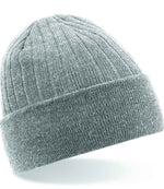 Beechfield Thinsulate Beanie – Warm and Comfortable Headwear Heather Grey ONE