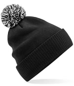 Beechfield Recycled Snowstar® Beanie – Warm and Sustainable Headwear Black/White ONE